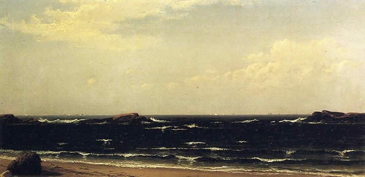 Alfred Thompson Bricher On the Beach
